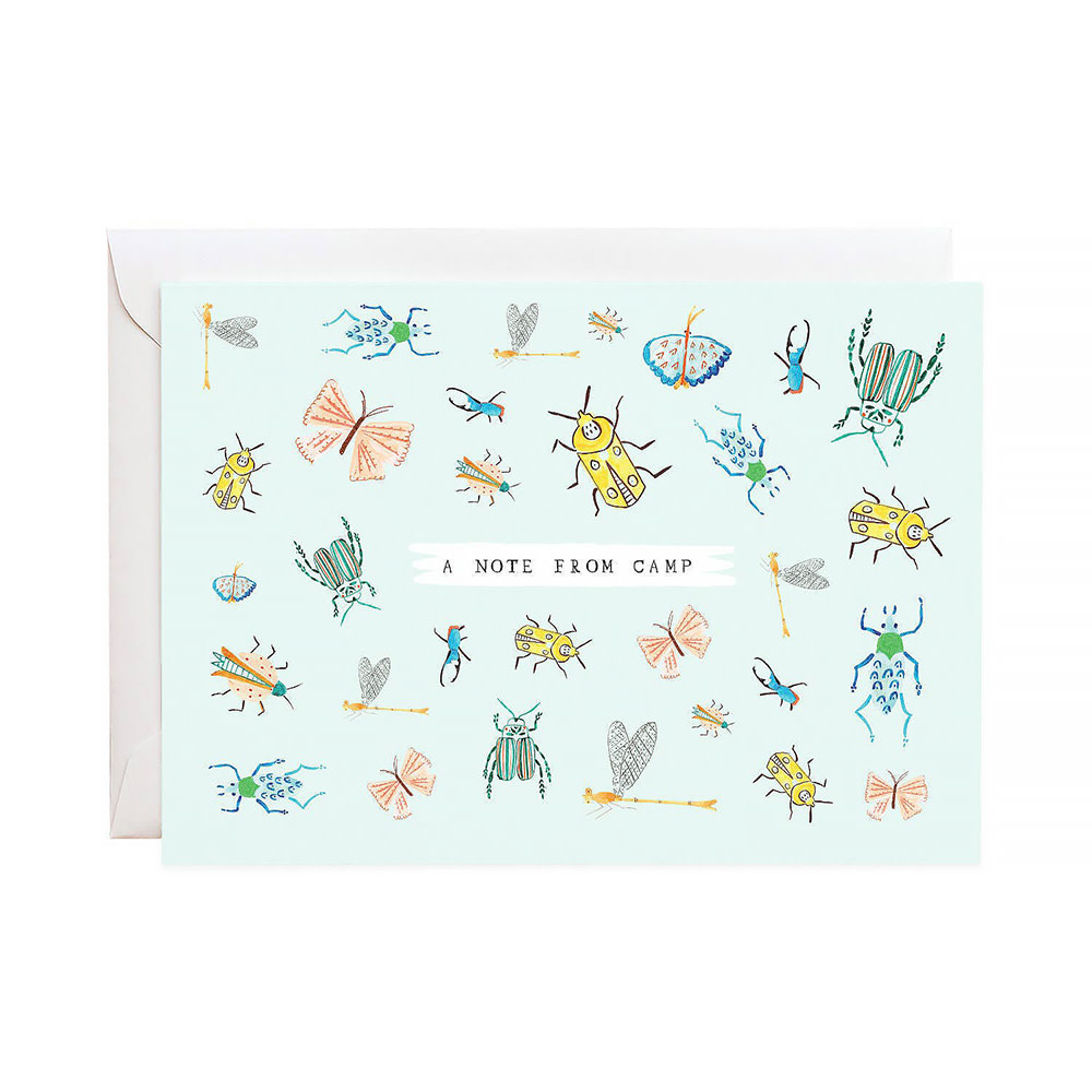 Mr. Boddington's Studio - A Note from Camp - Butterfly Garden Box Set of 6 Cards