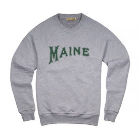 Milo in Maine Milo In Maine Camp Sweatshirt - Grey with Green Maine