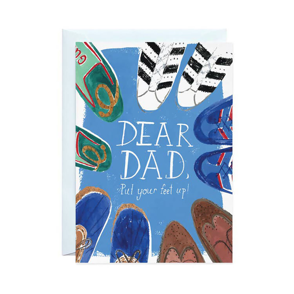 Mr. Boddington's Studio - Put Your Feet Up Father's Day Card