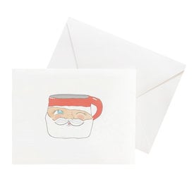 Sara Fitz Sara Fitz Card - Box Set of 8 - Santa Mug