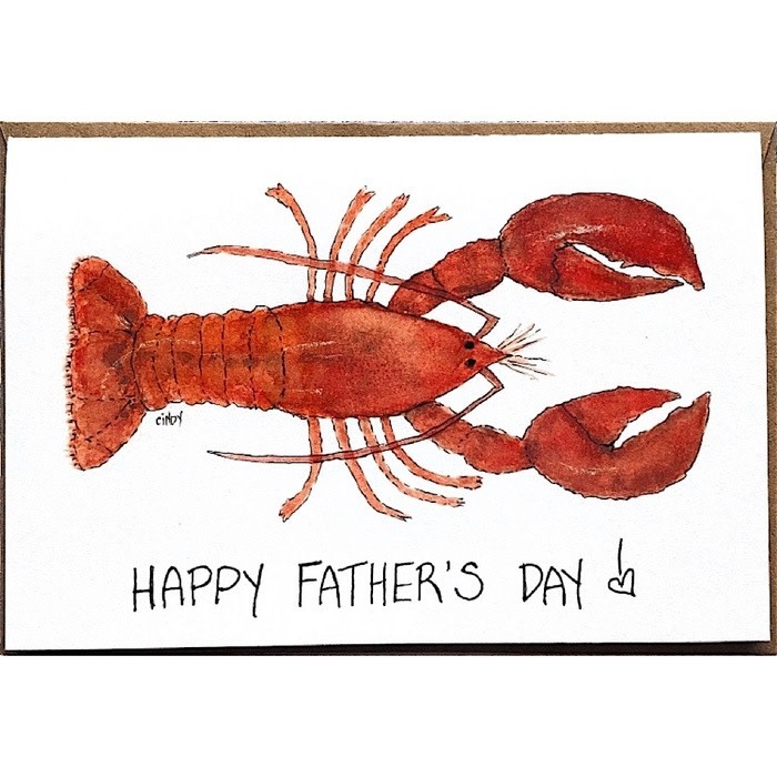 Cindy Shaughnessy Cindy Shaughnessy - Lobster Father's Day Card