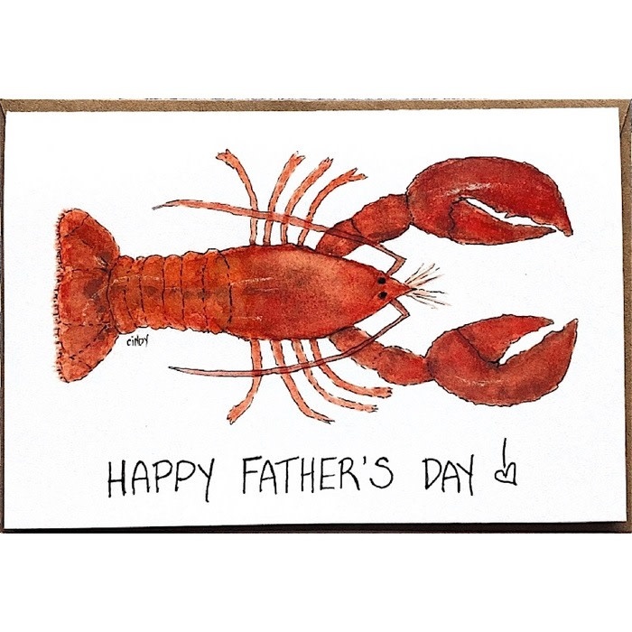 Cindy Shaughnessy - Lobster Father's Day Card