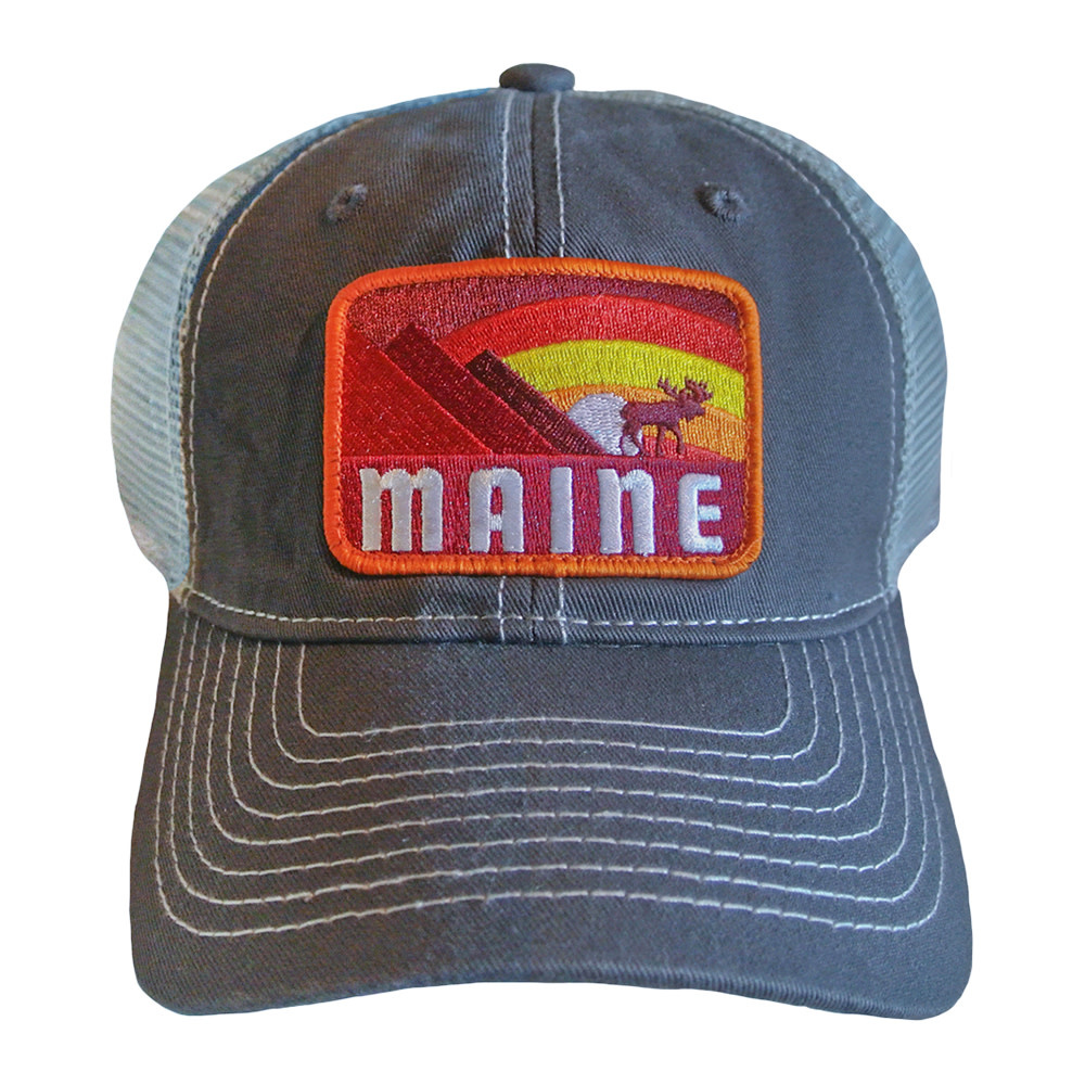 Woods & Sea - Moose and Mountains Trucker Hat