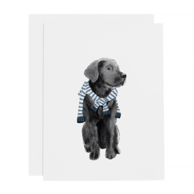 Ramus & Co Ramus & Co. Card - Preppy Black Lab
