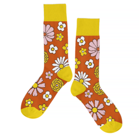 Talking Out of Turn Talking Out Of Turn Socks - Flower Power