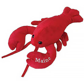 Mary Meyer Lobbie Lobster - Small with "Maine" Embroidery - 10