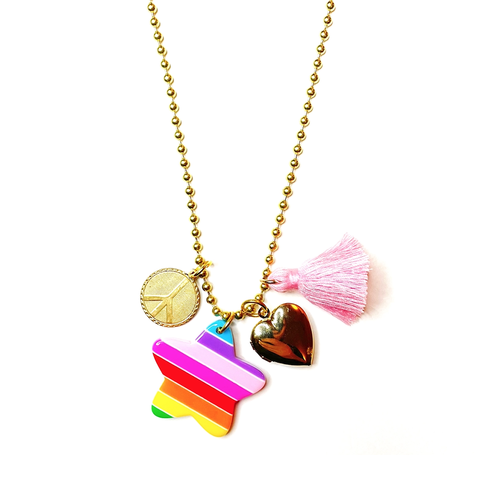 Gunner & Lux Necklace - Love & Peace