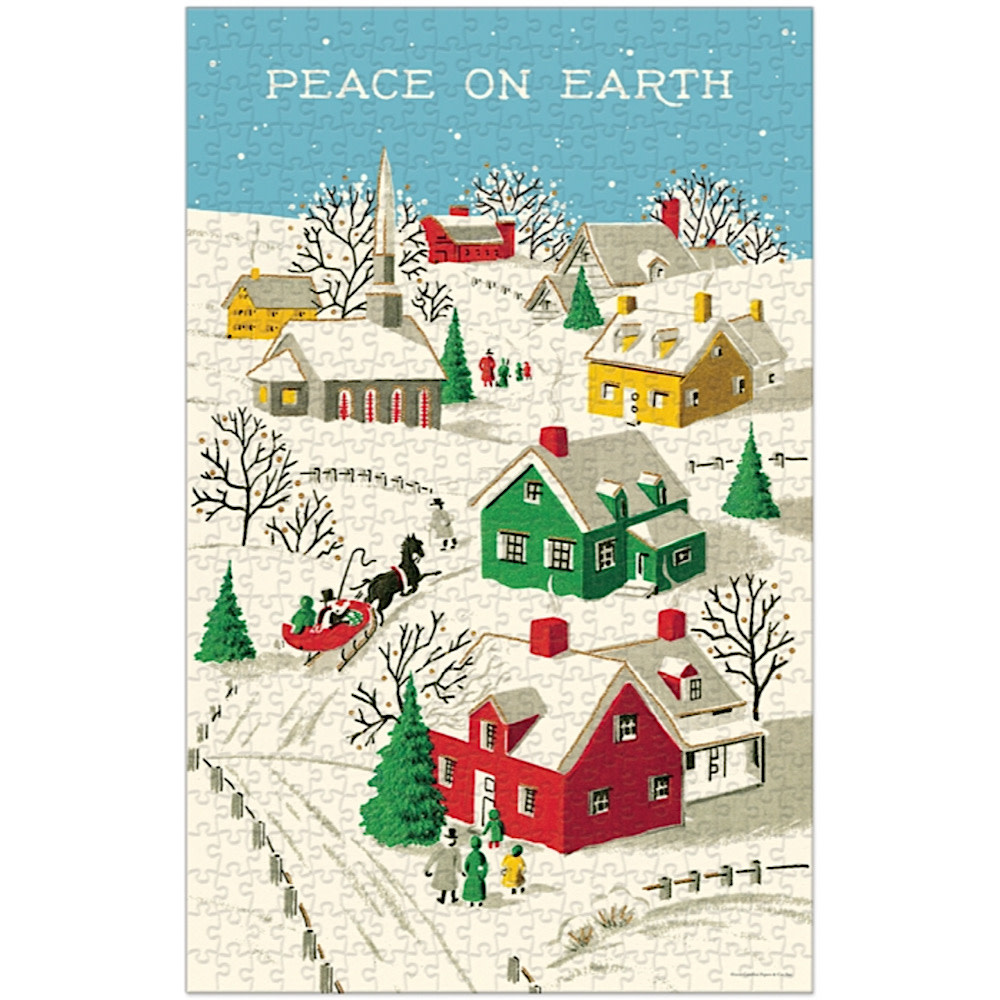 Cavallini 500 Piece Puzzle - Peace on Earth