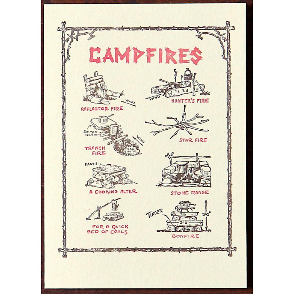 Saturn Press Saturn Press Campfires Card