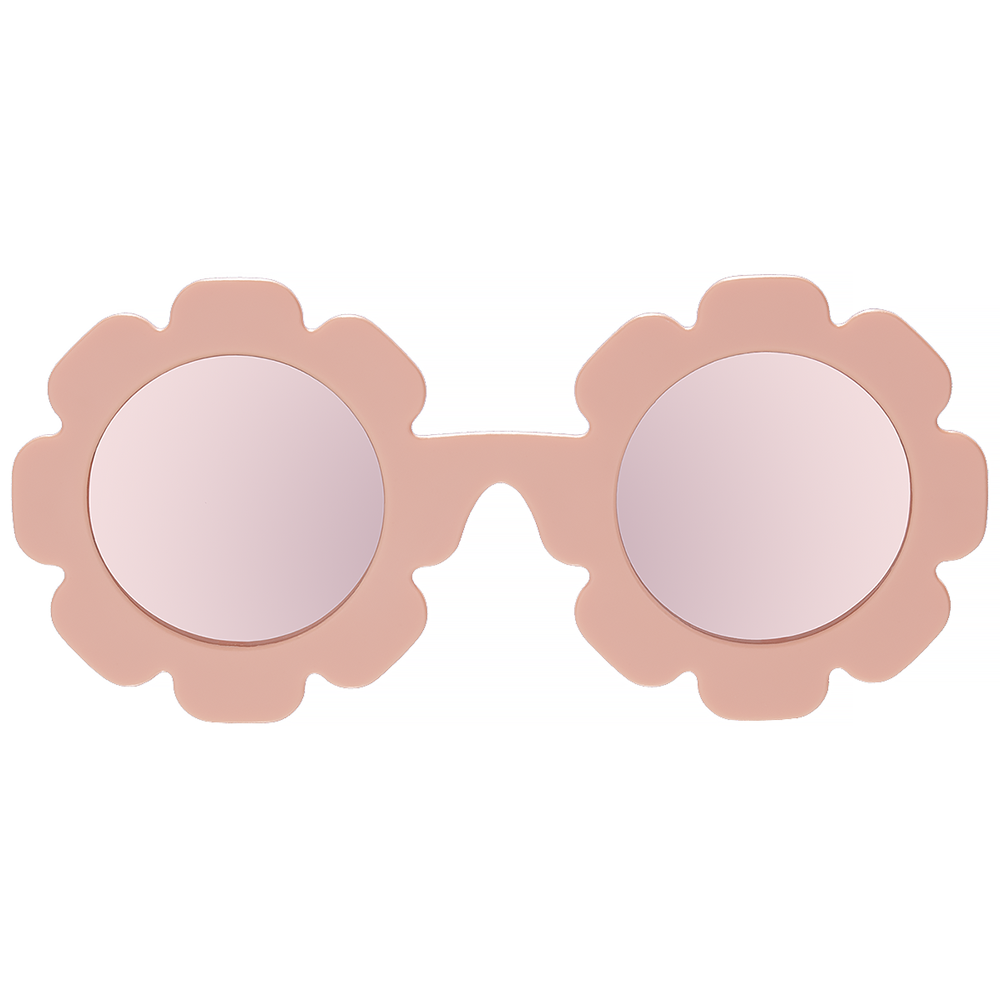 Babiators - Sunglasses - The Flower Child Polarized Mirrored Lenses - Peachy Keen -