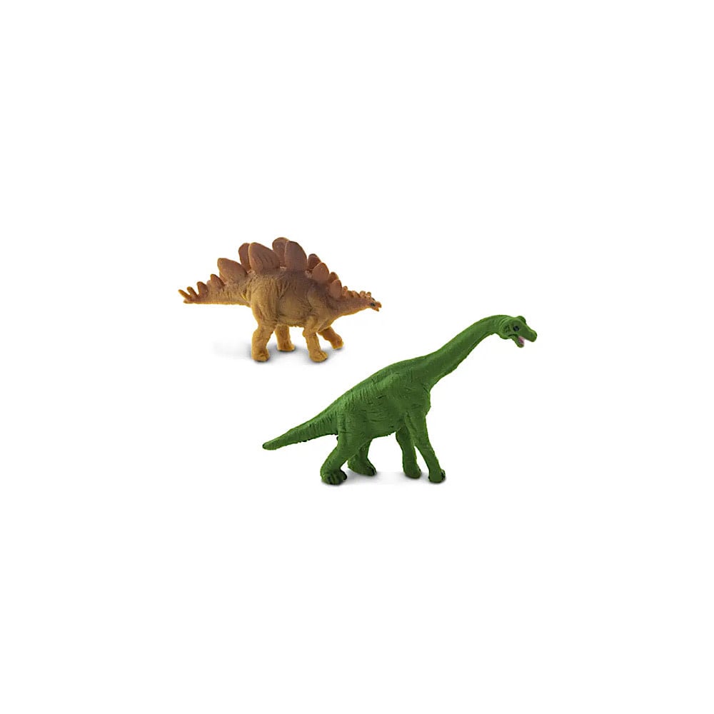 Safari Ltd Good Luck Minis - Brachiosaurus & Stegosaurus