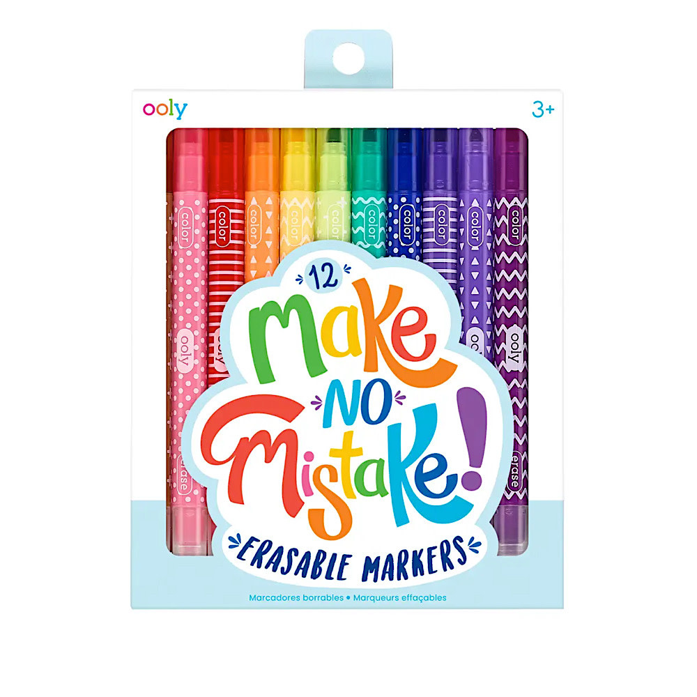 Ooly Ooly - Make No Mistake Erasable Markers - Set of 12