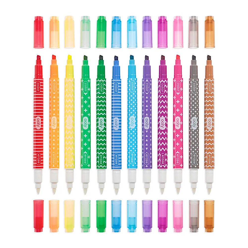 Ooly - Make No Mistake Erasable Markers - Set of 12