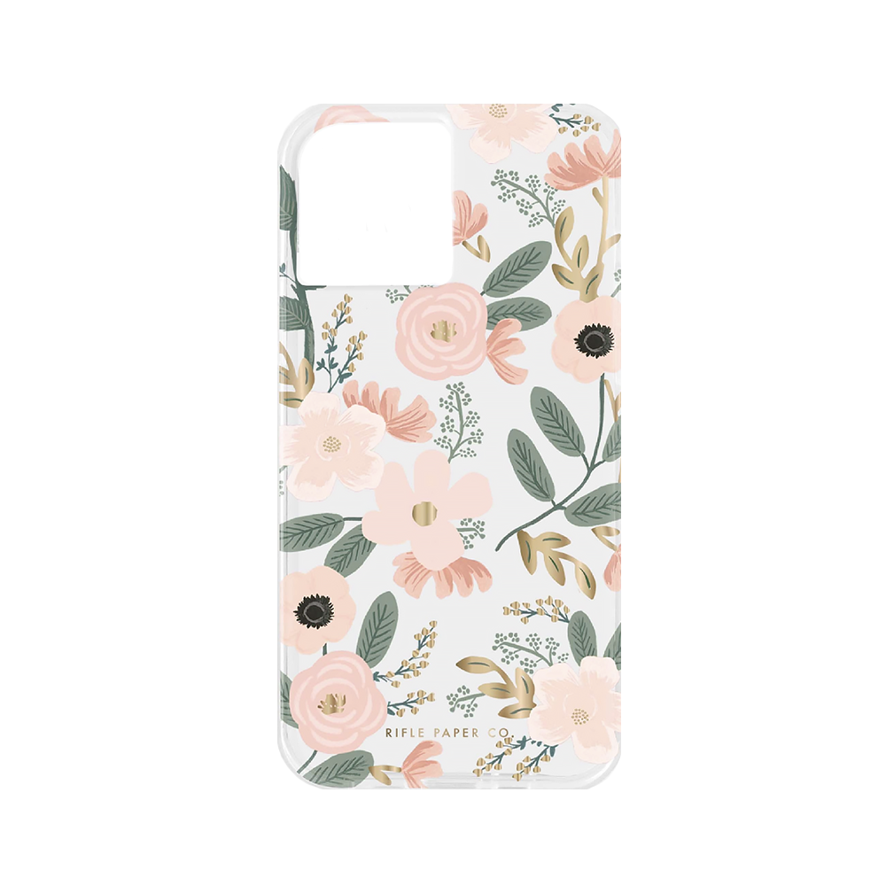 Rifle Paper Co. iPhone 12Mini Case - Clear Wildflowers