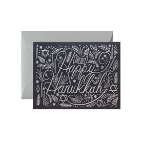 Rifle Paper Co. Rifle Paper Co. - Silver Hanukkah Card