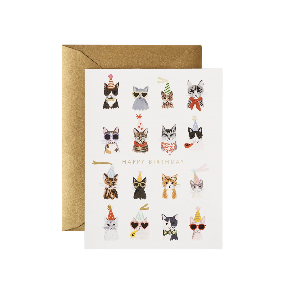 Rifle Paper Co. Rifle Paper Co. - Cool Cats Birthday Card