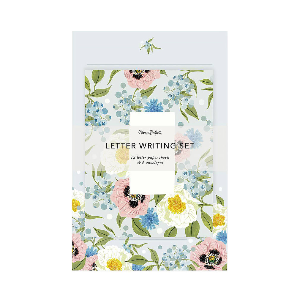 Oana Befort Letter Writing Set - Lush Flora