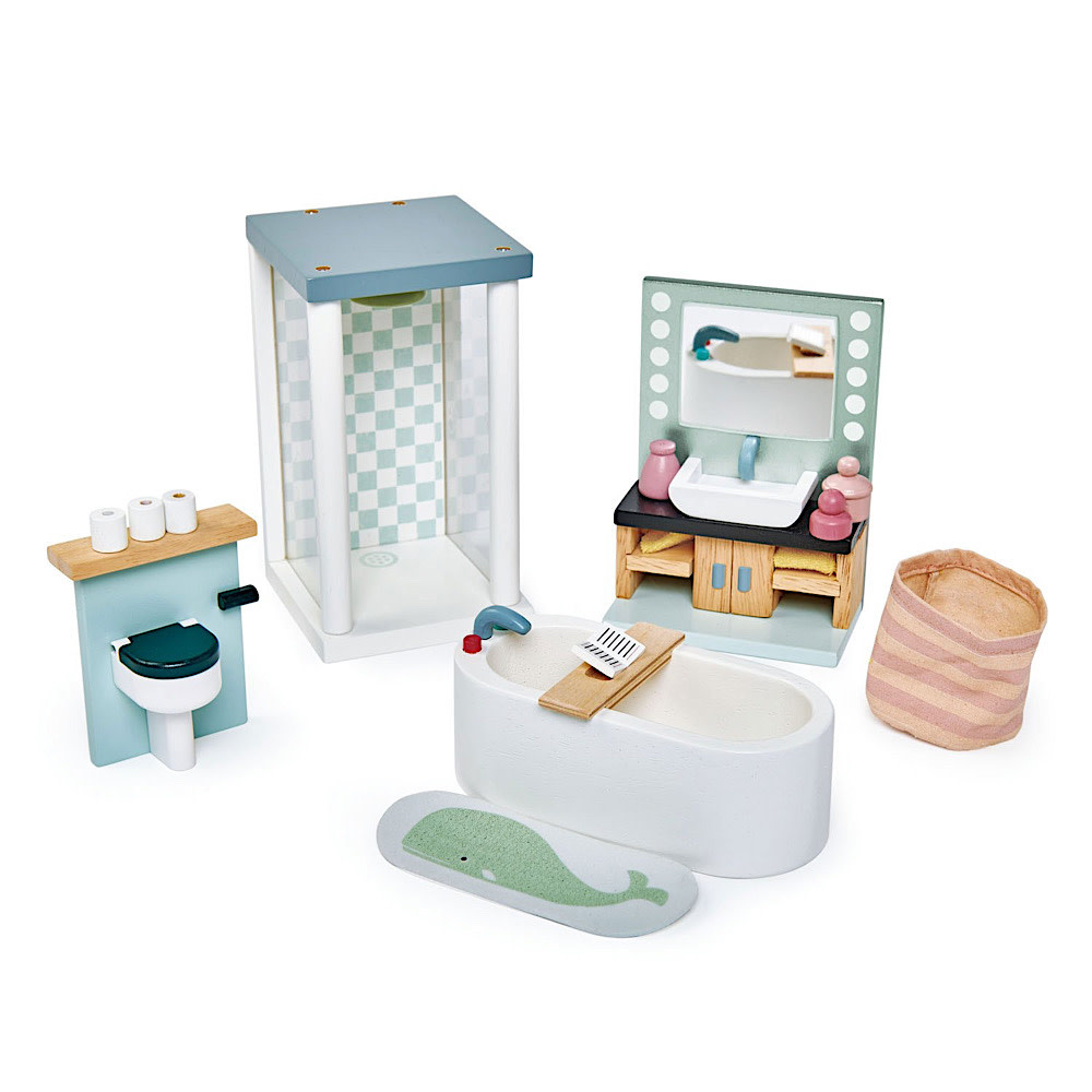 Tender Leaf Toys - Dolls House Bathroom Furniture