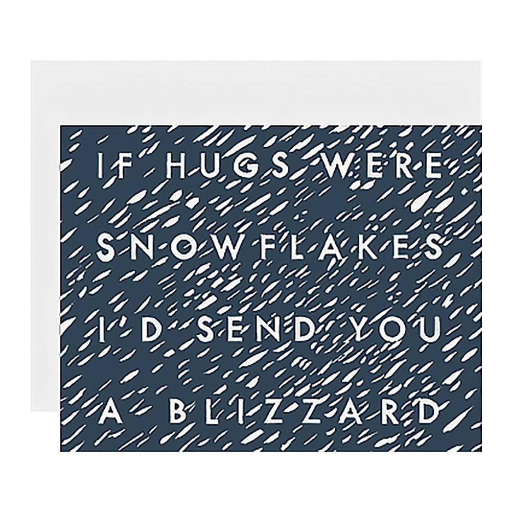 Dear Hancock - Blizzard of Hugs Card