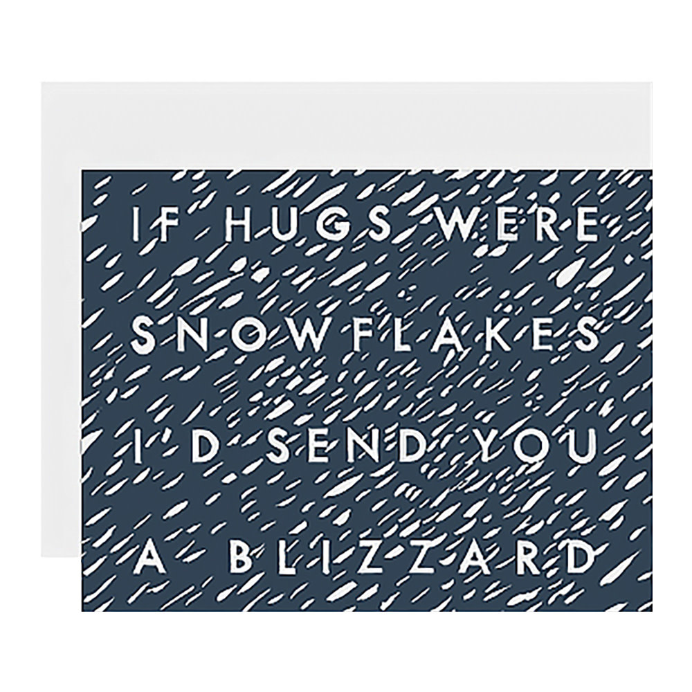 Dear Hancock Card - Blizzard of Hugs