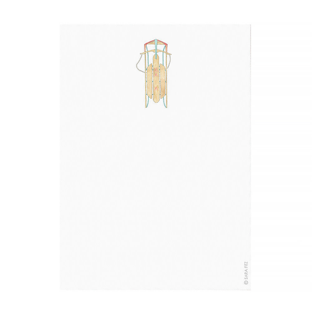 Sara Fitz Sara Fitz Notepad - Sled