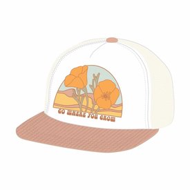 Tiny Whales Tiny Whales Grow Trucker Hat - Rose/White