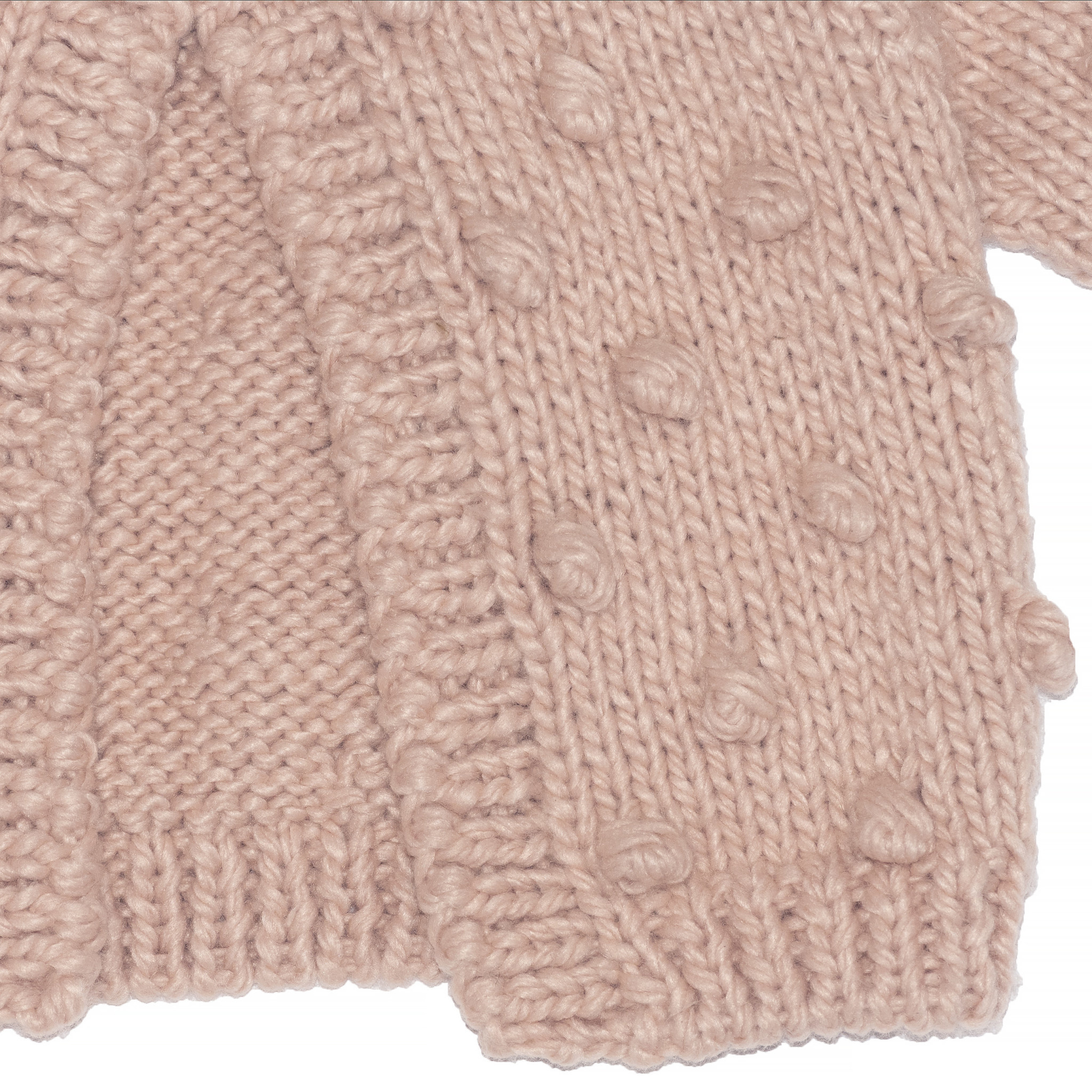 The Blueberry Hill Baby Popcorn Cardigan Blush