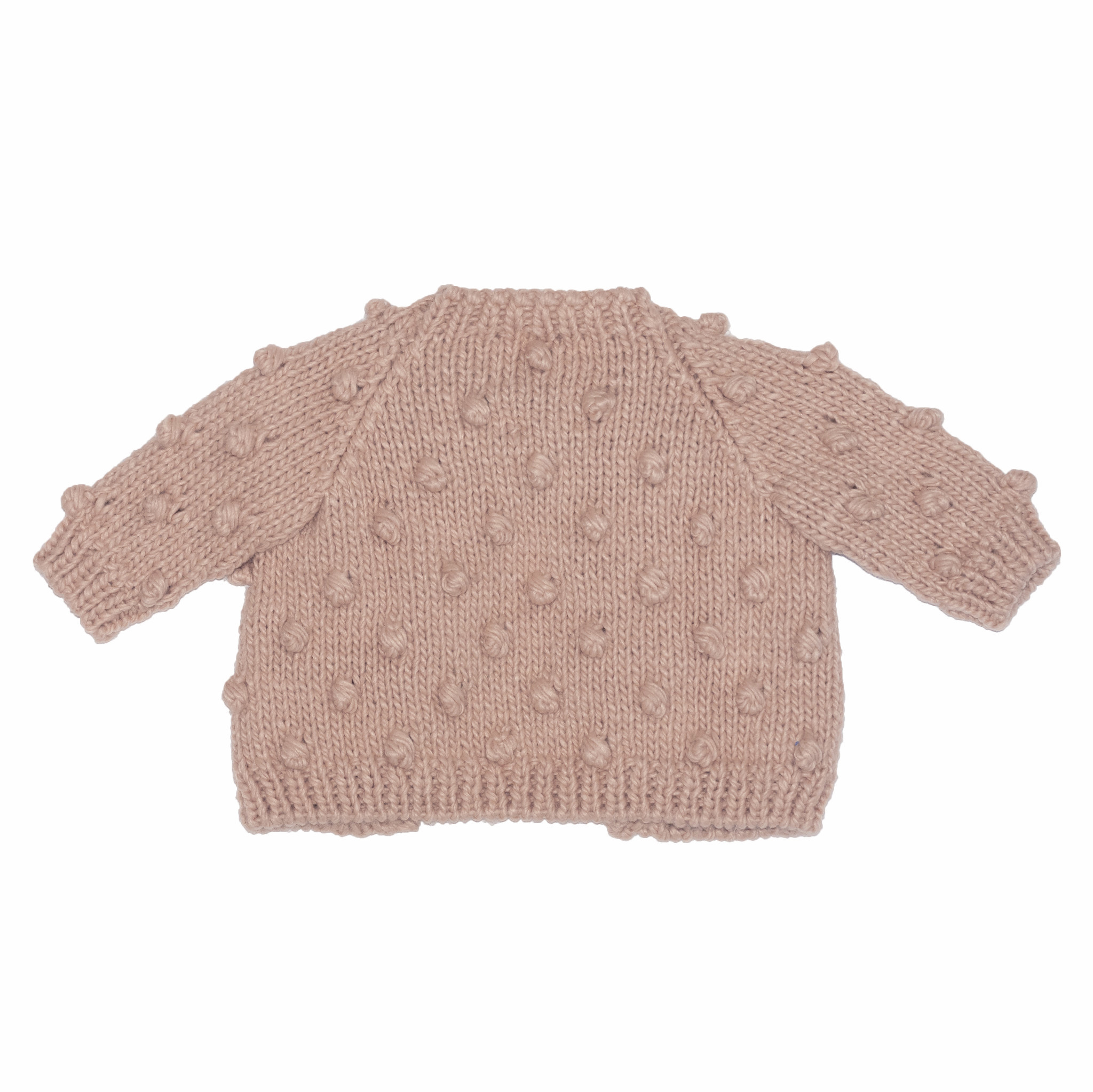 The Blueberry Hill Baby Popcorn Cardigan Blush