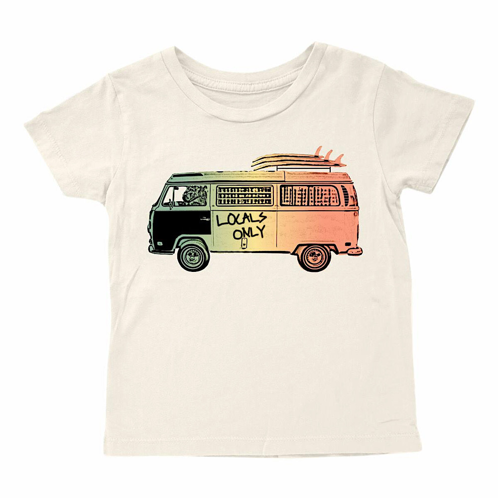 Tiny Whales Surf Mobile Tee - Natural