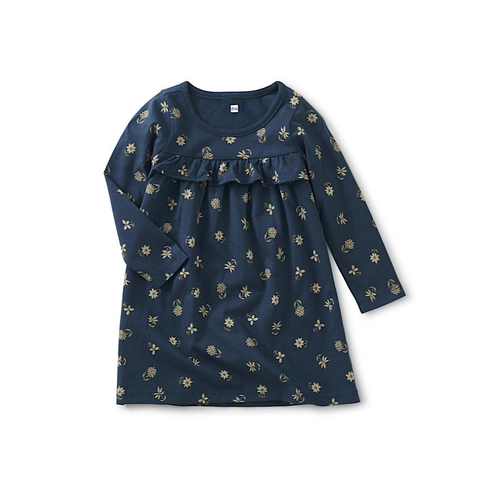 Tea Collection Tea Collection Daydreamer Baby Dress - Starry Night