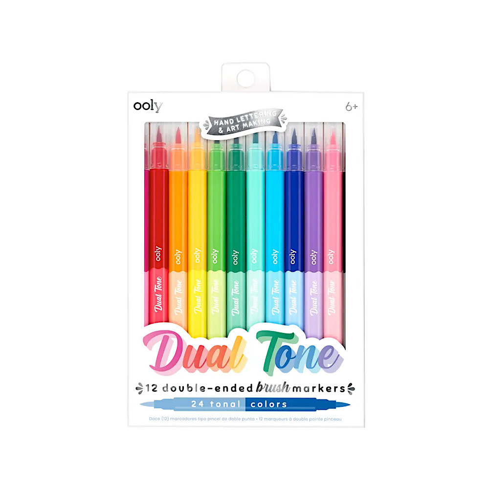 Ooly Ooly Dual Tone Double Ended Brush Markers