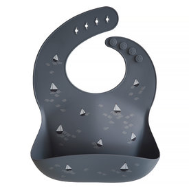 Mushie Mushie - Silicone Baby Bib - Boats