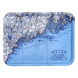 Trays4Us Daytrip Society - Large Tray - Vintage Maine Map