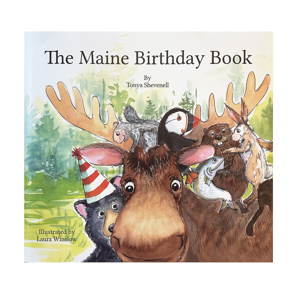 The Maine Birthday Book Hardcover Book