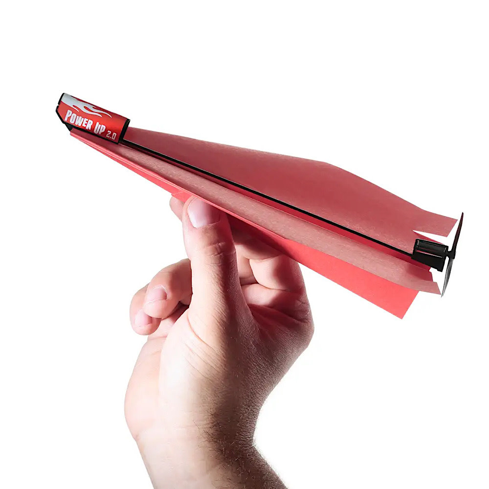 PowerUp Toys Power Up Electric Paper Airplane 2.0 - Red