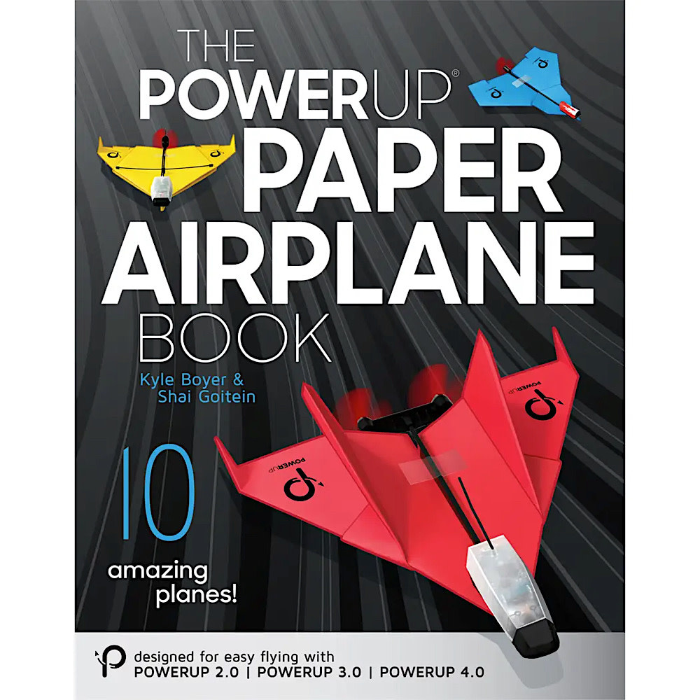PowerUp Toys Power Up Paper Airplane Book