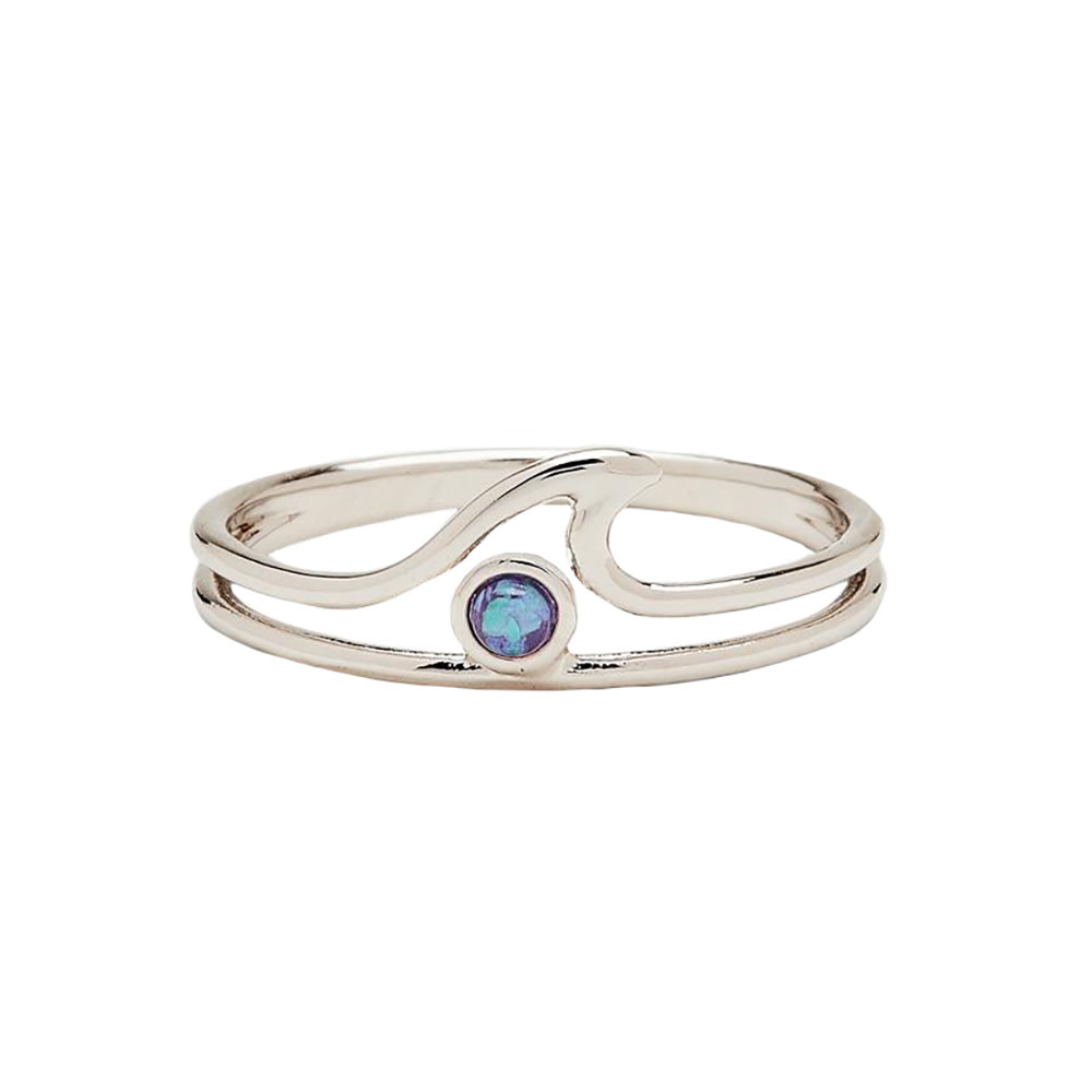 Pura Vida - Opal Wave Ring - Silver