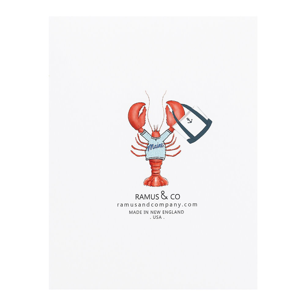 Ramus & Co. Maine Map Card