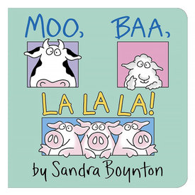 Simon & Schuster Moo, Ba, La La La Board Book