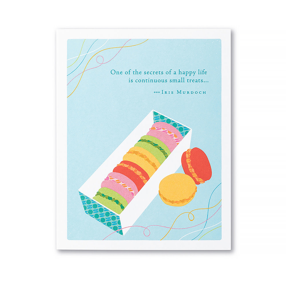 Birthday Card - One Of The Secrets Of A Happy Life
