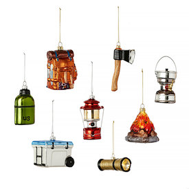 One Hundred 80 Degrees Camping Ornament - Assorted