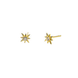 RawLondon RawLondon Starburst Stud Earrings - Gold
