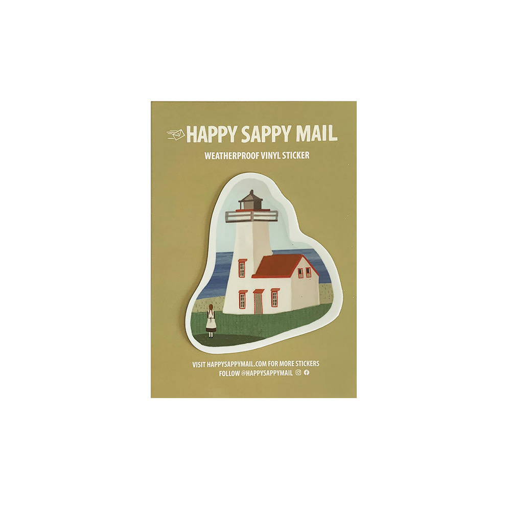Happy Sappy Mail Sticker - Lighthouse Anne