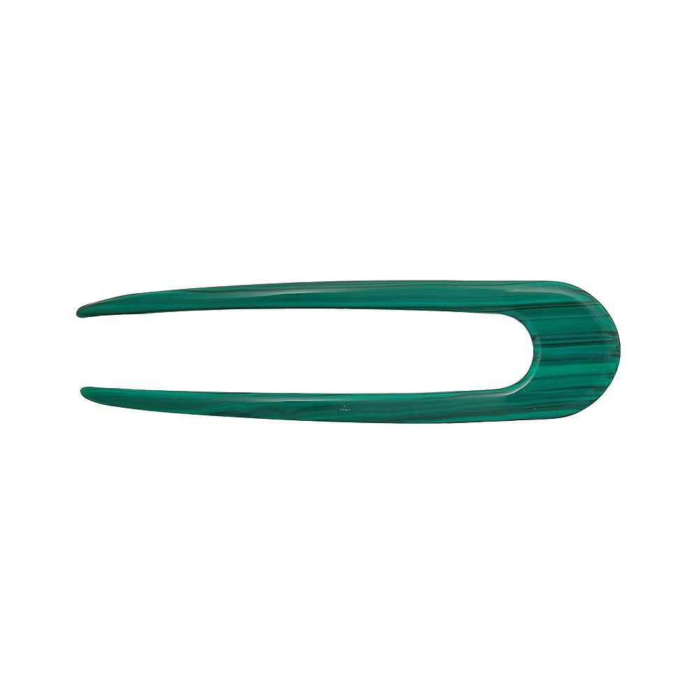 Machete Machete - French Hair Pin - Malachite