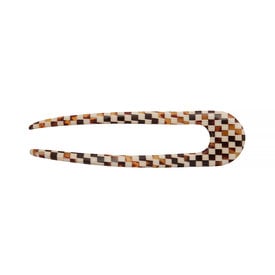 Machete Machete - French Hair Pin - Tortoise Checker