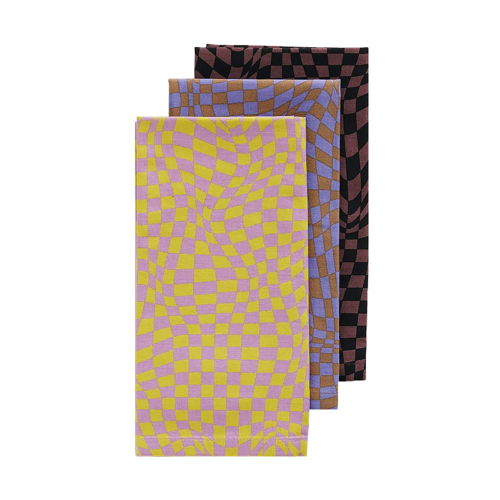Baggu Baggu Reusable Cloth Set - Trippy Checkers