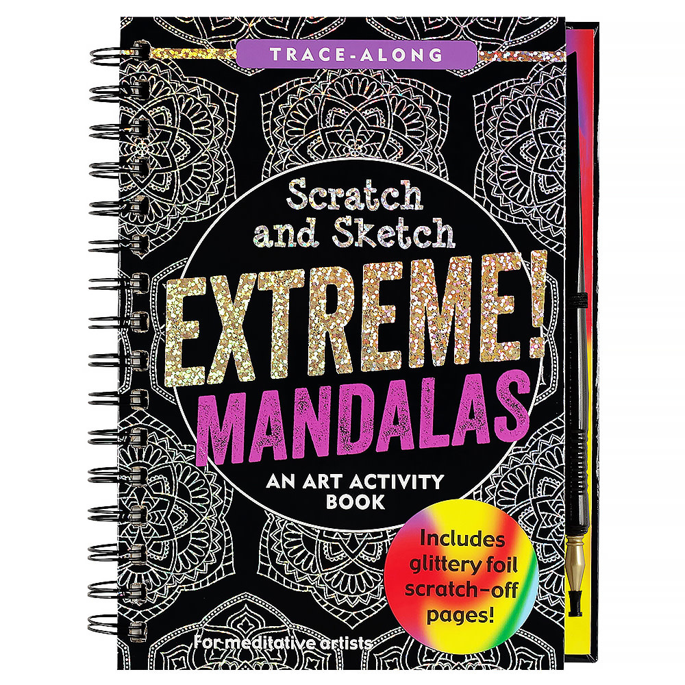 Scratch and Sketch Extreme Mandalas