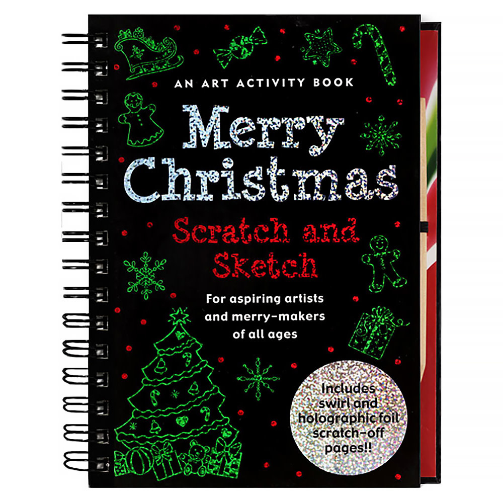 Scratch and Sketch Activity Book - Merry Christmas