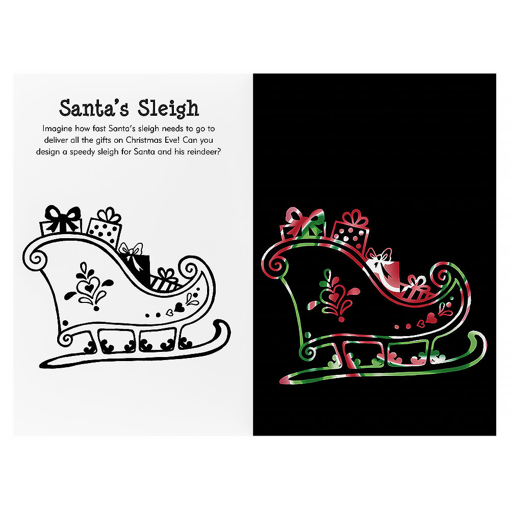 Scratch and Sketch Activity Book - Merry Christmas