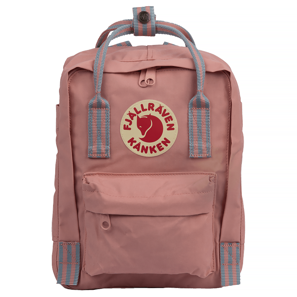 Fjallraven Arctic Fox LLC Fjallraven Kanken Mini Backpack - Long Stripes Pink